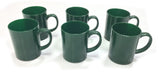 SMASHProps Breakaway Green Coffee Mug - 6 PIECE - DARK GREEN opaque - Dependable Expendables