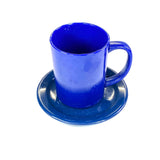 SMASHProps Cobalt Blue Breakaway Mug & Saucer Safe Stunt Prop Set - Dependable Expendables