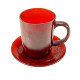 SMASHProps Red Translucent Breakaway Mug & Saucer Safe Stunt Prop Set - Dependable Expendables