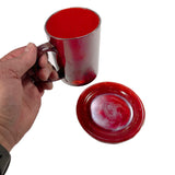 SMASHProps translucent Red Breakaway Mug & Saucer Safe Stunt Prop Set - Dependable Expendables
