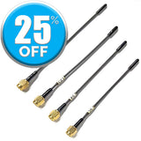 SMA SubMiniature version A Whip Antennas for professional wireless audio transmission for video, film and live events.