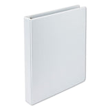 Samsill Earth's Choice Biobased D-Ring View Binder, 3 Rings, 1" Capacity, 11 x 8.5, White