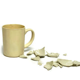 Shattered SMASHProps White Breakaway Mug & Saucer Safe Stunt Prop Set - Dependable Expendables