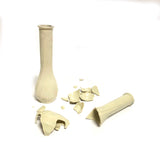 Shattered White SMASHProps Breakaway Bud Vase Stunt Safe Prop - Dependable Expendables