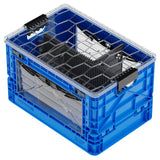 SidioBlue SIDIOCrate Collapsible Full Size Crate with weatherproof lid and dividers - Dependable Expendables