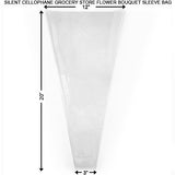 Silent Cellophane Grocery Store Bouquet Sleeve Bag used in broadcast commercials, television and film production - Dependable Expendables