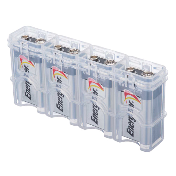 Storacell Slim Line 9V - 4 Pack Battery Caddy