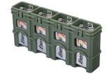 Storacell Slim Line 9V - 4 Pack Battery Caddy (Military Green)