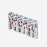 Storacell Slim Line AA - 6 Pack Clear Battery Caddy  - Dependable Expendables
