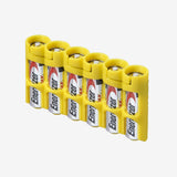 Storacell Slim Line AA - 6 Pack Yellow Battery Caddy  - Dependable Expendables