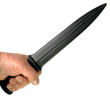 Spear Pointed Tactical Poly Training Knife Dagger Prop with 8.5 Inch Blade Geometric Pattern Handle -  Dependable Expendables