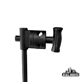 LA Rag House 40” C-STAND 2 RISER STANDARD SWING LOCK BASE - BLACK
