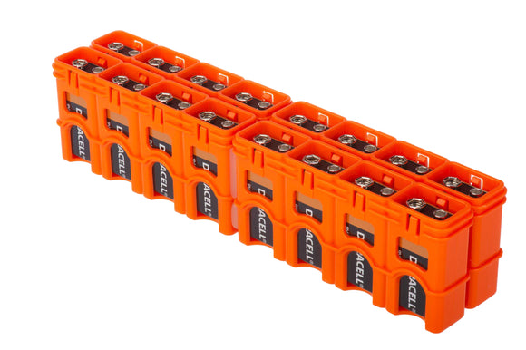 Storacell 9V 16 Pack Battery Caddie (Orange)