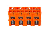 Storacell 9V - 8 Pack Battery Orange Caddy - Dependable Expendables