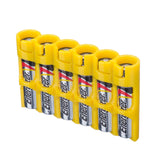 Storacell Slim Line AAA - 6 Pack Yellow Battery Caddy - Dependable Expendables