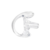 Clear Ear mold for Acoustic Tubes used with walkie talkies in video, film and live event production.