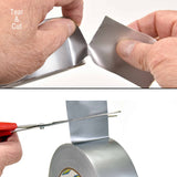 Teegan Tapes 2" Power Duct Tape 2-Pack 2 Inch X 40 Yards (Silver)