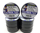 Teegan Tapes 10-Pack black Vinyl Electrical Tape