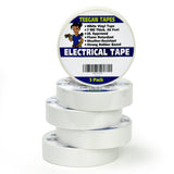 Teegan Tapes 5-Pack White Vinyl Electrical Tape 