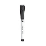 U Brands Medium Point Low-Odor Dry-Erase Markers with Erasers, Medium Bullet Tip, Black - Dependable Expendables