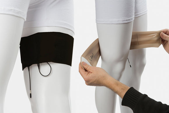 Viviana Transmitter Thigh Straps in Beige or Black