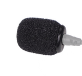 The Deity Deluxe Lavalier Accessory Kit comes with 2 Black Fluff Balls, 5 Disposable Adhesive Disk, 2 Mic Tie Clips, 2 Deluxe Foam Windscreens, and Weather Sealed Carrying Case available from Dependable Expendables Dallas Texas.