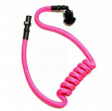 Walkie Woogies #22 acoustical tube walkie talkie accessory in Fluorescent Hot Pink used in video, film and live event production.