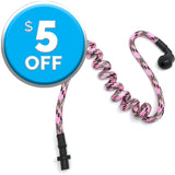 Walkie Woogie WW13 Pink Camouflage  acoustical tube walkie talkie accessory  used in video, film and live event production - Dependable Expendables