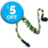 Walkie Woogie WW16 Gecko Green acoustical tube walkie talkie accessory used in video, film and live event production - Dependable Expendables