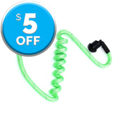 Walkie Woogies WW04 acoustical tube walkie talkie accessory in Safety Neon Green used in video, film and live event production - Dependable Expendables