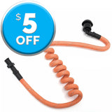 Walkie Woogies WW05 acoustical tube walkie talkie accessory in Safety Orange used in video, film and live event production - Dependable Expendables