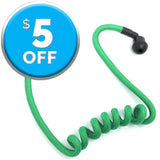 Walkie Woogies WW09 acoustical tube walkie talkie accessory in Solid Green used in video, film and live event production - Dependable Expendables.