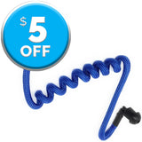 Walkie Woogies WW10 acoustical tube walkie talkie accessory in Solid Blue used in video, film and live event production - Dependable Expendables