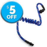 Walkie Woogies acoustical tube walkie talkie accessory in Friendship Blue used in video, film and live event production - Dependable Expendables