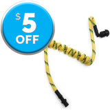 Walkie Woogies acoustical tube walkie talkie accessory in Mango used in video, film and live event production - Dependable Expendables