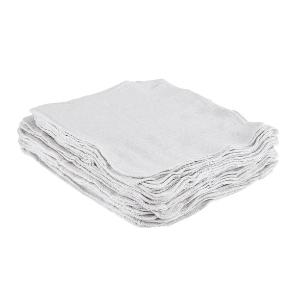 White Shop Towels, 14 in. x 13 in., 50-Pack