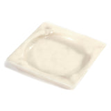 White Breakaway glass prop Square Ash Tray - Dependable Expendables
