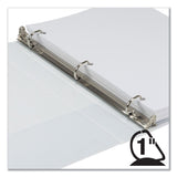 Samsill Earth's Choice Biobased D-Ring View Binder, 3 Rings, 1" Capacity, 11 x 8.5, White