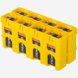 Storacell 9V - 8 Pack Battery Yellow Caddy - Dependable Expendables