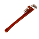 Extra Large Rust Red Foam Rubber Stunt 24 Inch Pipe Wrench Safe prop for television, film or live theater stunt work and choreographed fight scenes.
