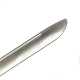 Silver and Black 9.5 Inch Training Knife - Solid Rubber Contact Prop with Safe Blade - Dependable Expendables