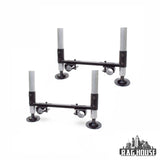 LA Rag House HOOD MOUNT BRACKETS WITH 1-1/4″ ADJUSTABLE FEET (SET OF 2)