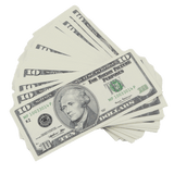 Prop Money - 2000 Series $10 Dollar Bills Stack - Dependable Expendables