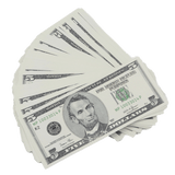 Prop Money - 2000 Series $5 Dollar Bills Stack - Dependable Expendables