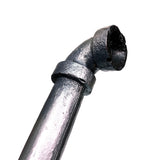 Foam Rubber Metal Pipe with Fittings Action Stunt Prop (Unpainted Steel, Silver, Black, Rust, Bloody)