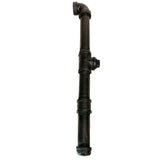 Black Steel Unpainted Foam Rubber Metal Pipe with Fittings Action Stunt Prop for cosplay or Halloween costume accessory - Dependable Expendables