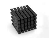 C-47s Wooden Clothespins (Black) 24 Pack