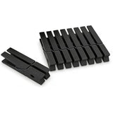 C-47s Wooden Clothespins (Black) 24 Pack
