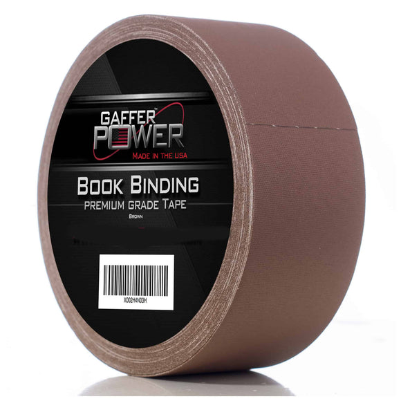 Brown Gaffer Power Premium Grade Bookbinding Tape 2 Inch x 15 Yards 