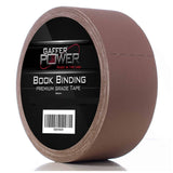 Brown Gaffer Power Premium Grade Bookbinding Tape 2 Inch x 15 Yards 